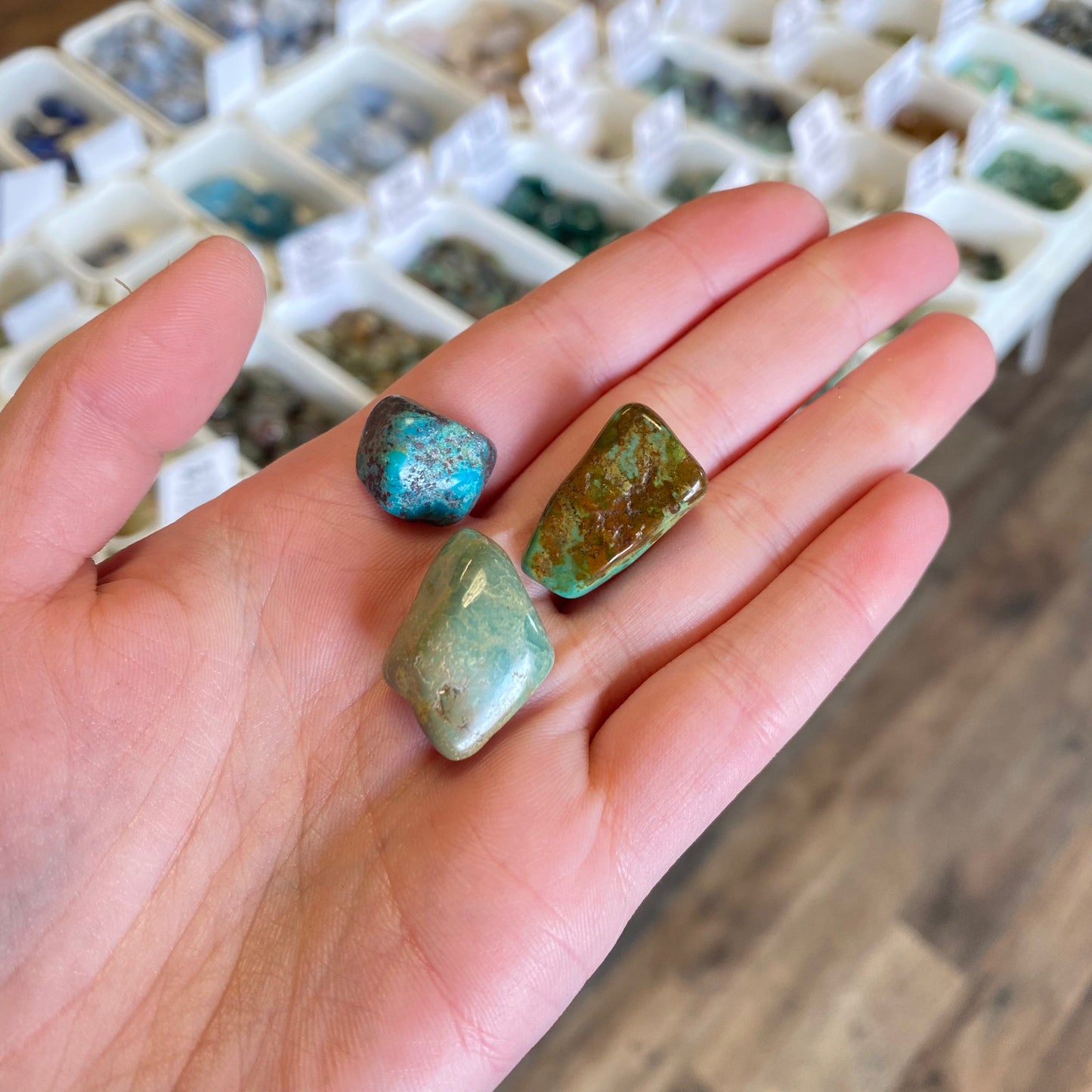 Turquoise (Authenticity) Tumbled Pocket Stone