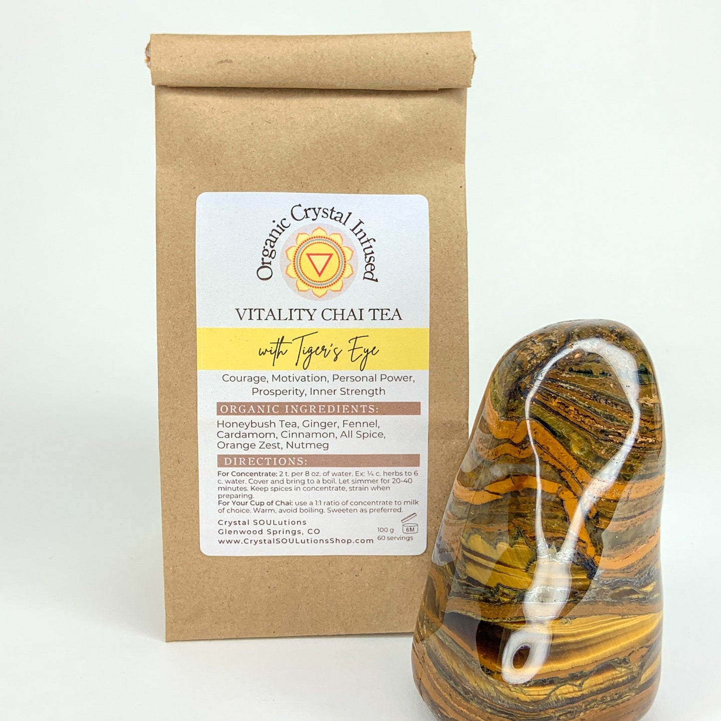 Vitality Chai Tea - Organic Crystal Infused