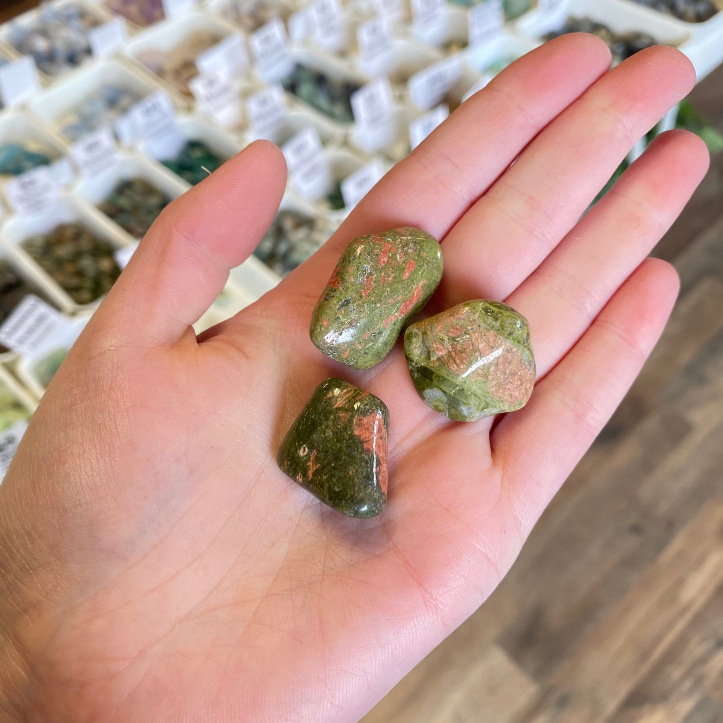 Unakite (Positive Thinking) Tumbled Pocket Stone