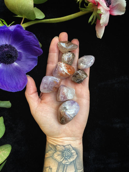 Super Seven Melody Amethyst - Tumbled