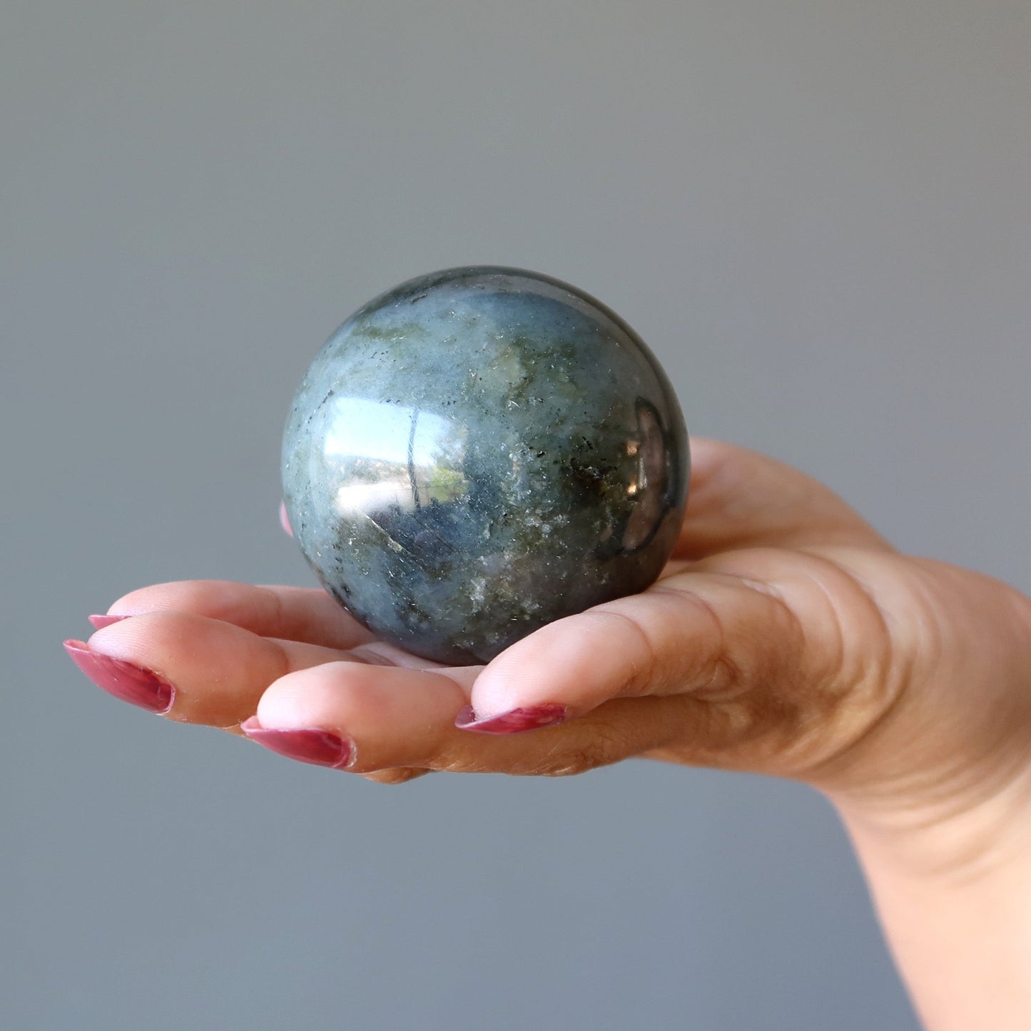 Labradorite Sphere All Thrills No Frills Crystal Ball