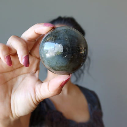 Labradorite Sphere All Thrills No Frills Crystal Ball
