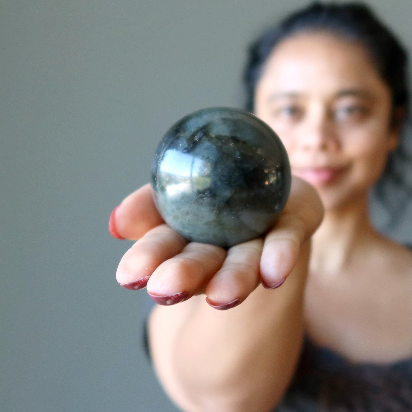 Labradorite Sphere All Thrills No Frills Crystal Ball