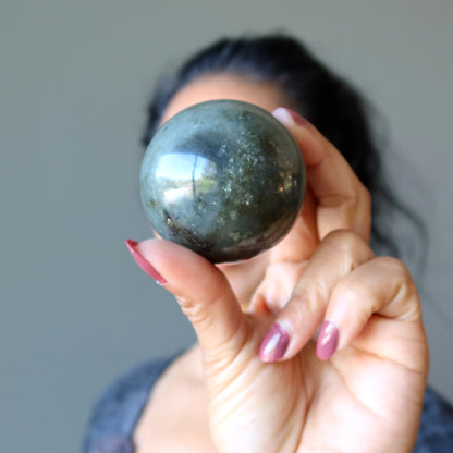 Labradorite Sphere All Thrills No Frills Crystal Ball