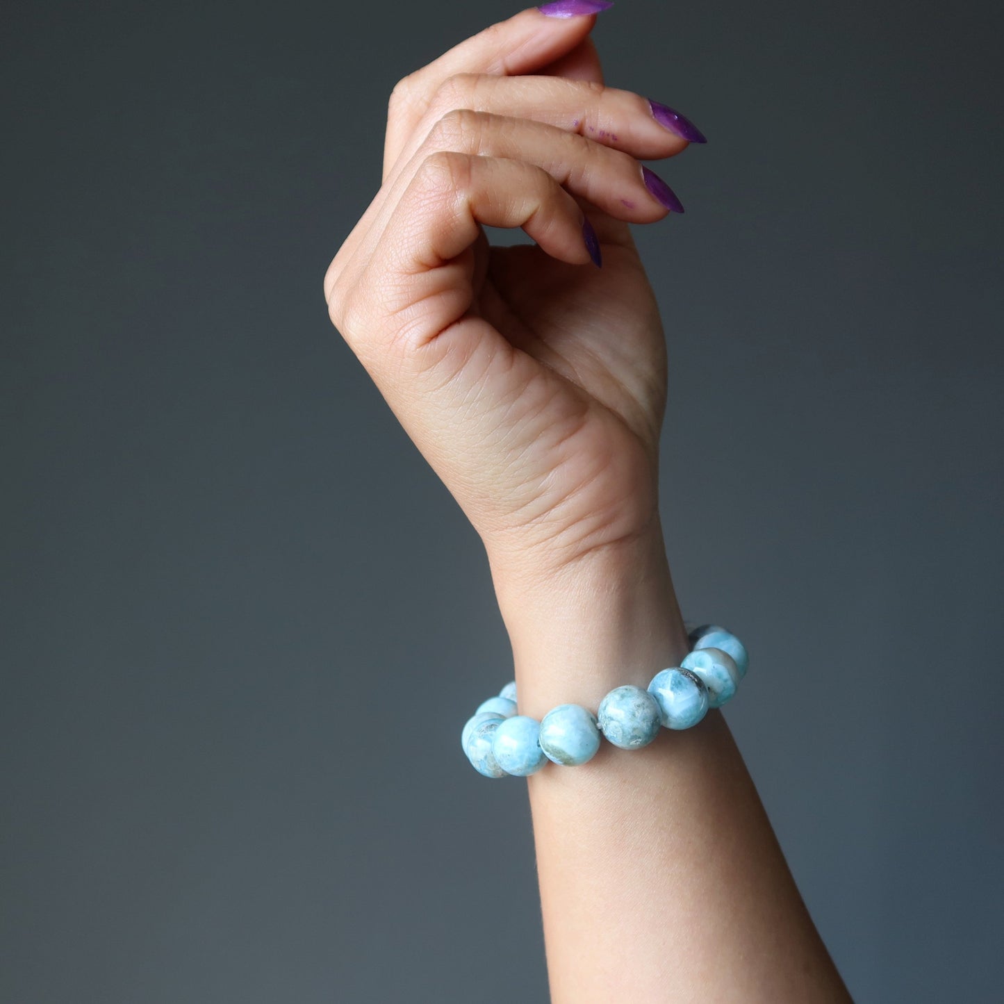 Larimar Bracelet Blue Precious Caribbean Sea