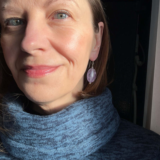 Lavender Amethyst Earrings - Ethereal Essentials