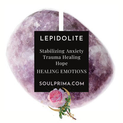 Green Aventurine or Lepidolite Ankh for Abundance and Stability, 2 Inch