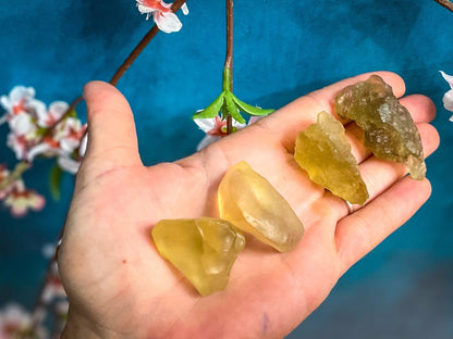 Libyan Desert Glass, Libyan Gold Tektite, Rare Crystals - Ethereal Essentials