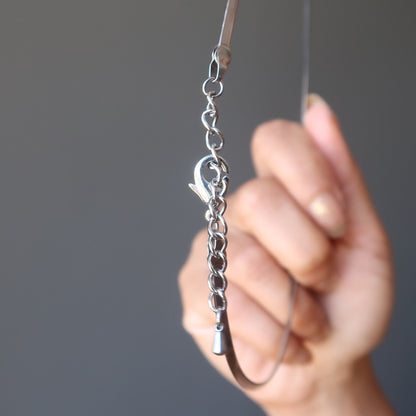 Libyan Desert Glass Necklace Sun Cage Silver Choker