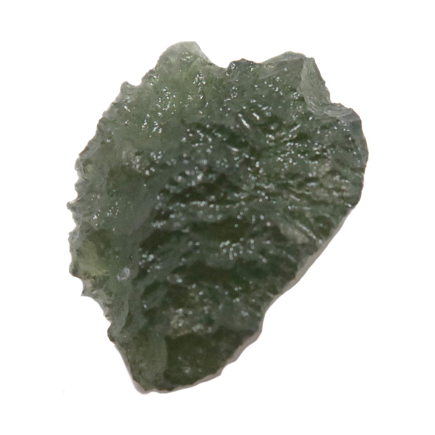 Moldavite Green Tektite Spiky Wise Porcupine