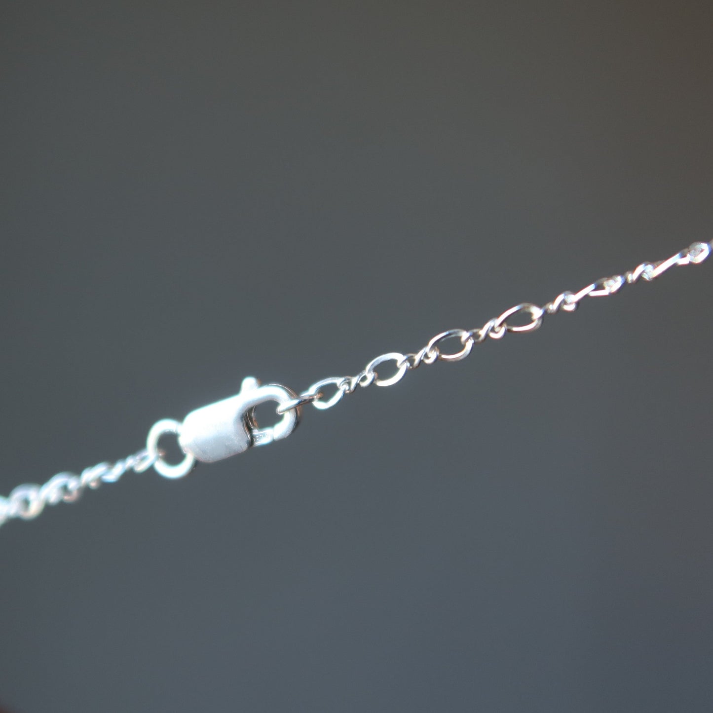 Moldavite Necklace Green Alligator Sterling Silver