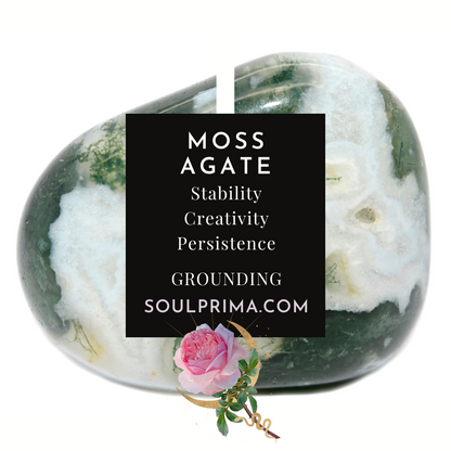 Deep Forest Moss Agate 8 mm Bracelet for Stable Growth, Stretchy