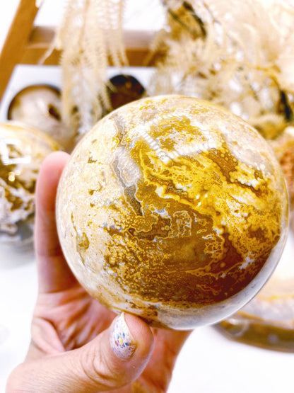 Ocean Jasper Sphere - Ethereal Essentials