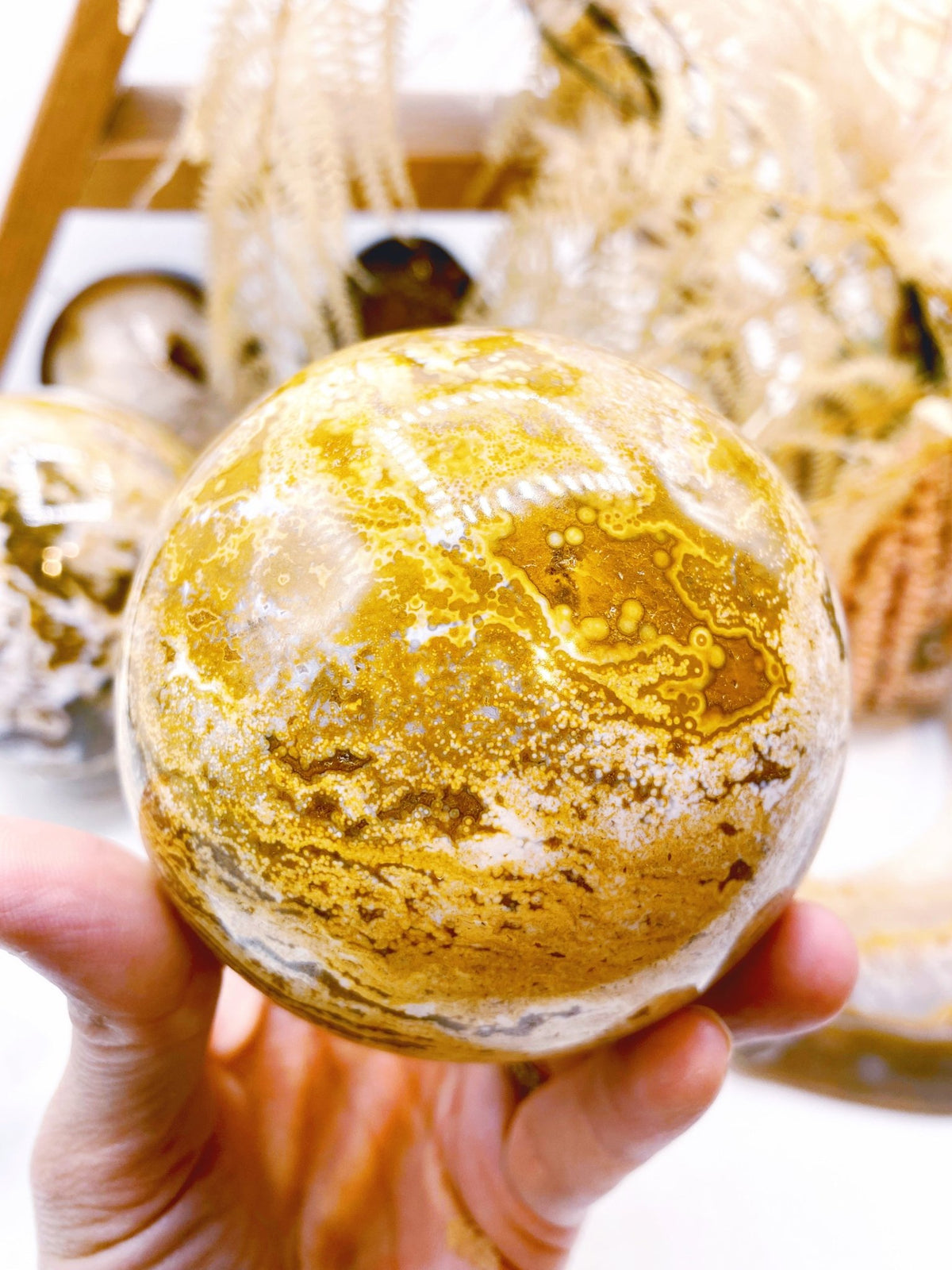 Ocean Jasper Sphere - Ethereal Essentials
