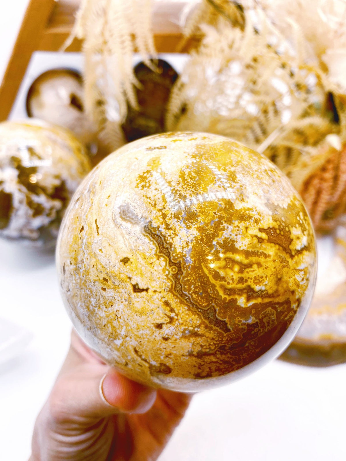 Ocean Jasper Sphere - Ethereal Essentials