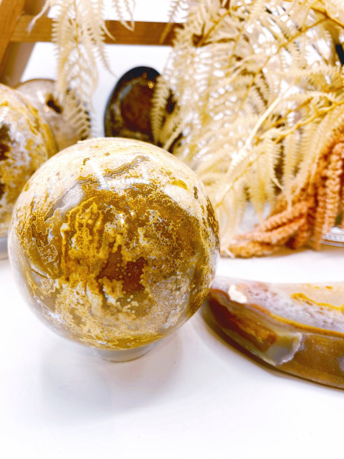 Ocean Jasper Sphere - Ethereal Essentials