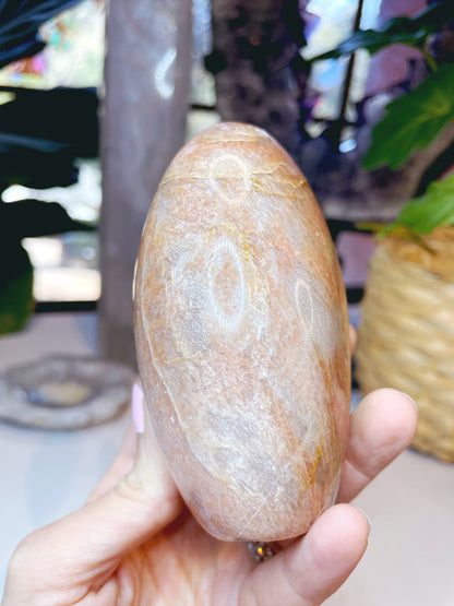 Peach Moonstone Freeform - Ethereal Essentials