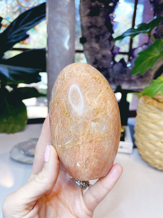 Peach Moonstone Freeform - Ethereal Essentials