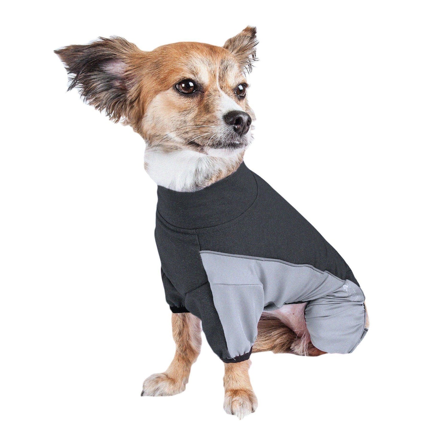 Pet Life® Active 'Chase Pacer' Medium-weight 4-Way-Stretch Yoga Fitness Dog Tracksuit