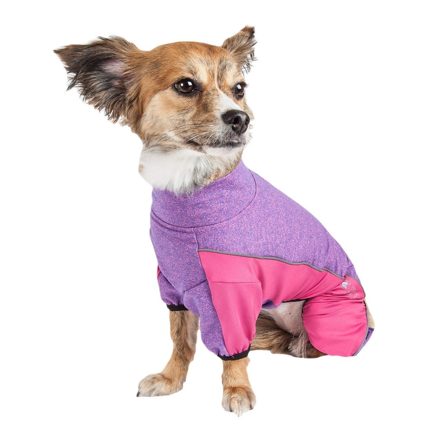 Pet Life® Active 'Chase Pacer' Medium-weight 4-Way-Stretch Yoga Fitness Dog Tracksuit