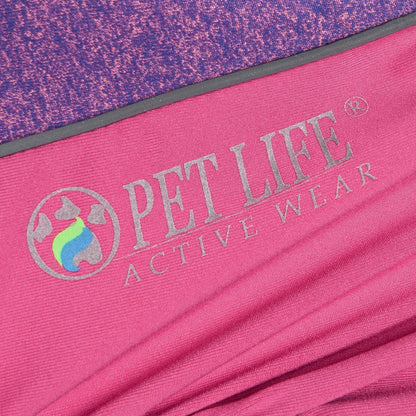Pet Life® Active 'Chase Pacer' Medium-weight 4-Way-Stretch Yoga Fitness Dog Tracksuit