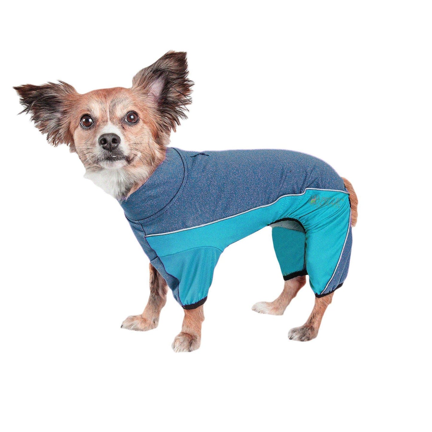 Pet Life® Active 'Chase Pacer' Medium-weight 4-Way-Stretch Yoga Fitness Dog Tracksuit