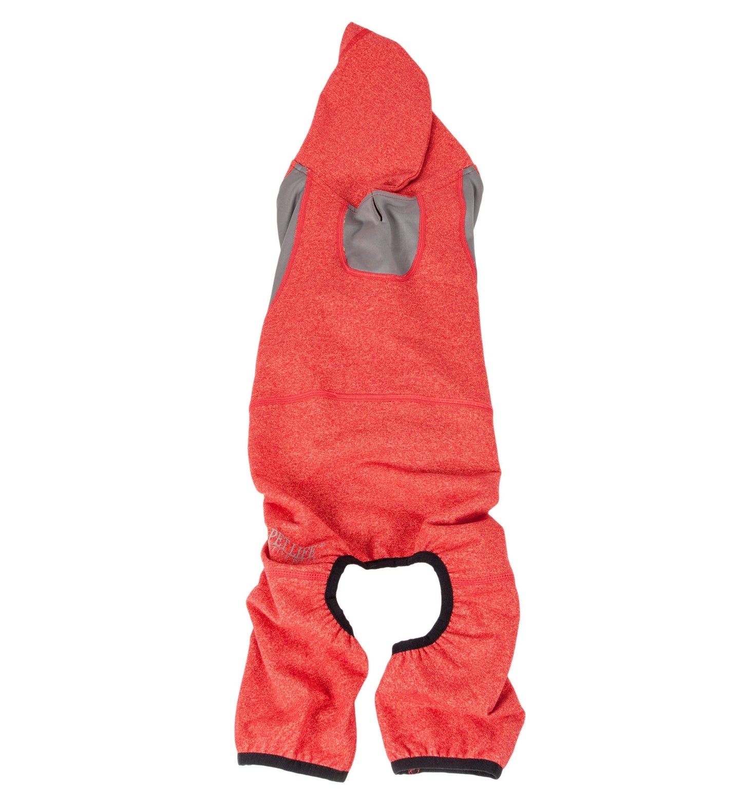 Pet Life ®  Active 'Fur-Breeze' Medium-weight 4-Way-Stretch Full Body Hooded Dog Yoga sweater