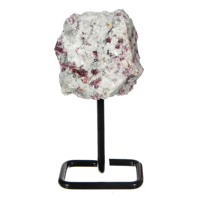 Natural Stones Display on Metal Base DC-Whyte Quartz