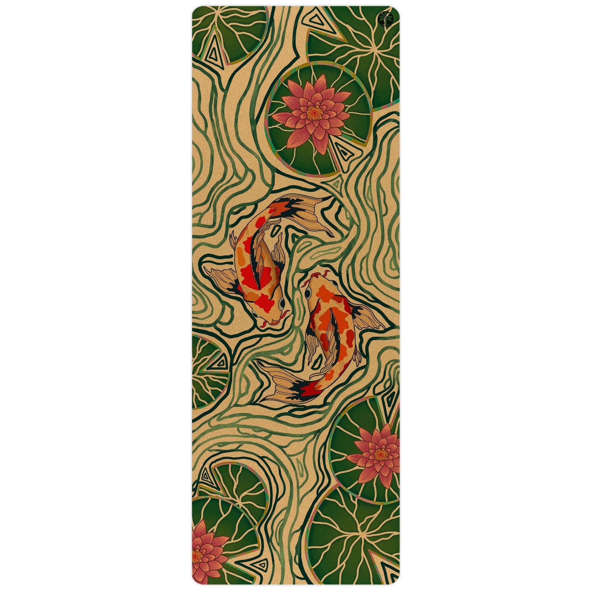 Pond of Harmony Aura Cork Yoga Mat - Ethereal Essentials
