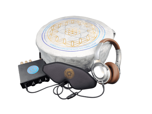 Premium Vibroacoustic Zafu Meditation Cushion Bundle - Yoga - Ethereal Essentials