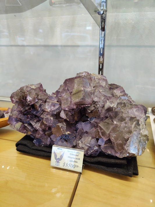 Purple Elmwood Cubic Fluorite Cluster 20.4kg - Ethereal Essentials