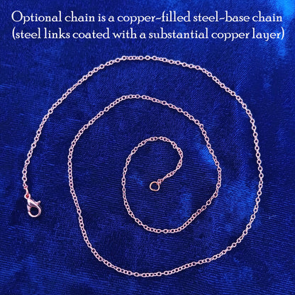 Raw Blue Kyanite Crystal Pendant Necklace, Copper Wire-Wrapped, Handmade - Ethereal Essentials