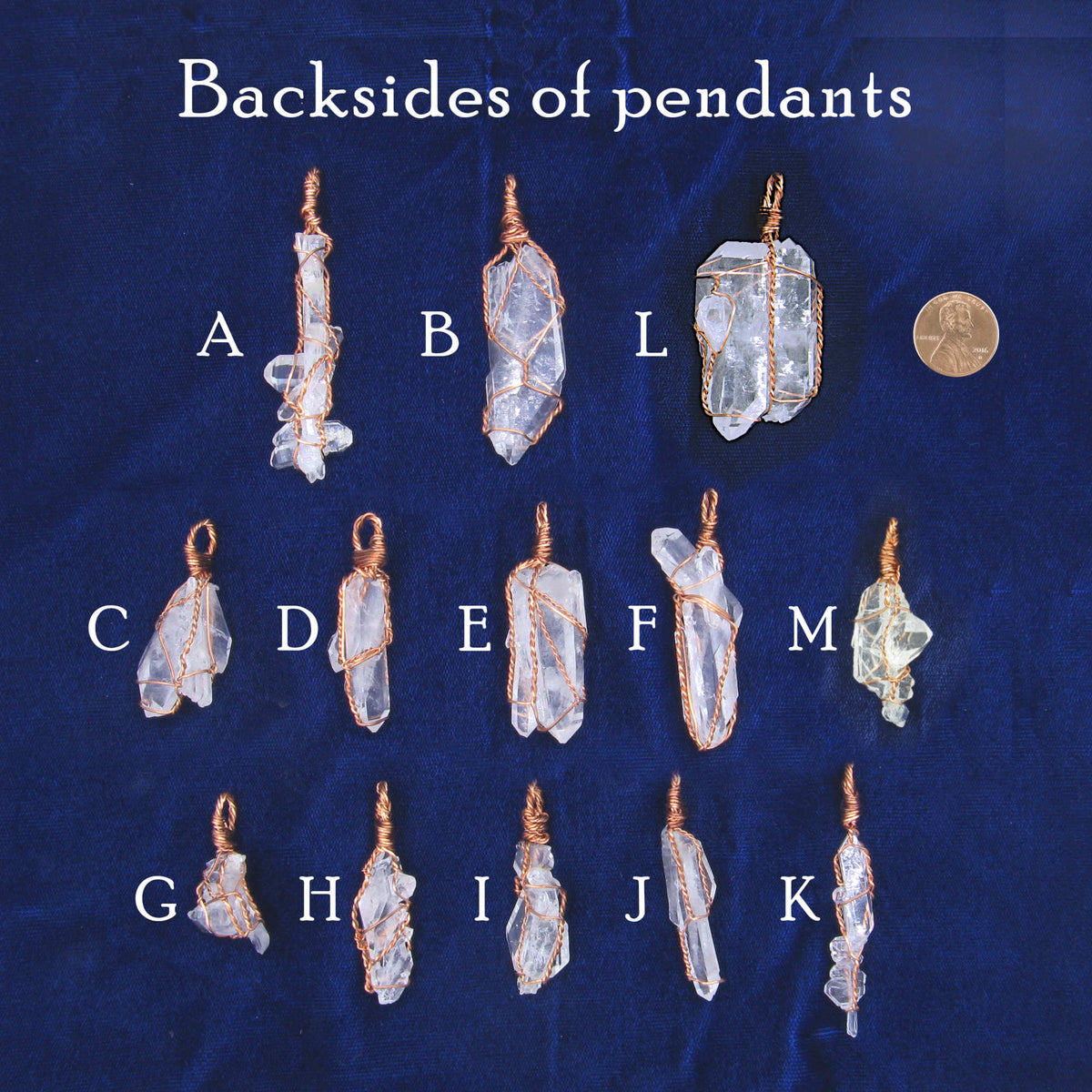 Raw Faden Clear Quartz Crystal Pendant Necklace, Copper Wire-Wrapped, Handmade - Ethereal Essentials