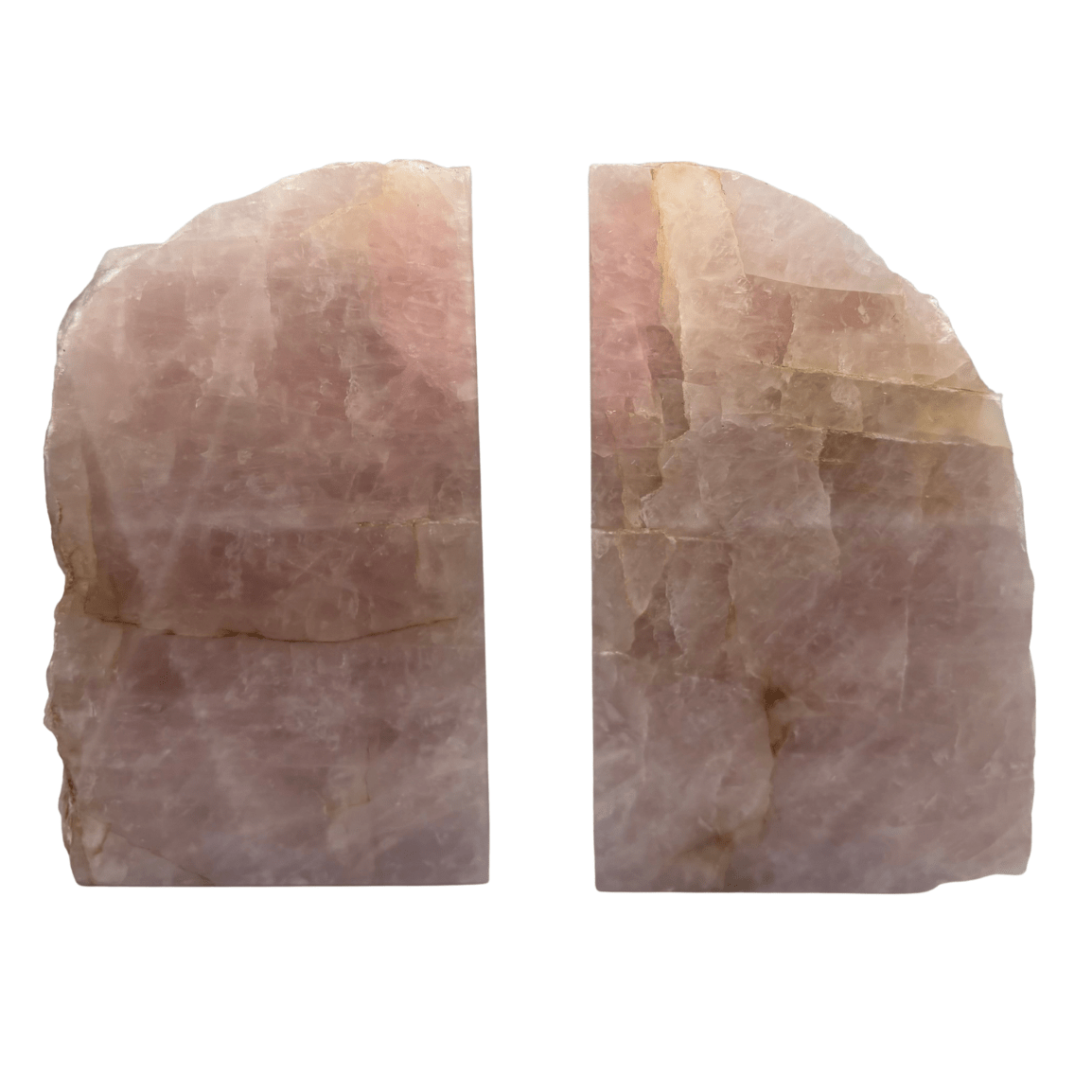 Rose Quartz Bookends - Ethereal Essentials