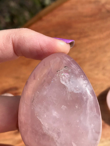Rose Quartz Palm Drop for Love Expansion - Ethereal Essentials