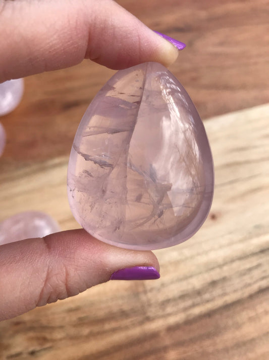 Rose Quartz Palm Drop for Love Expansion - Ethereal Essentials