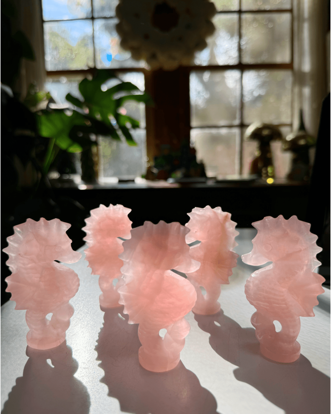 Rose Quartz Seahorse - Ethereal Essentials