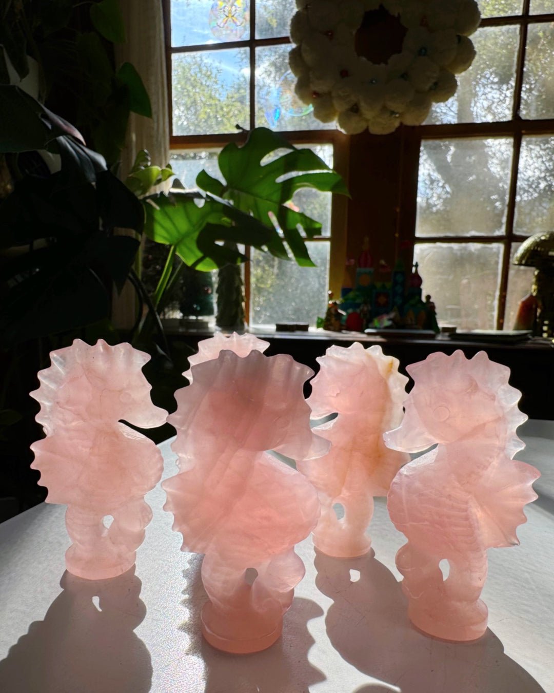 Rose Quartz Seahorse - Ethereal Essentials