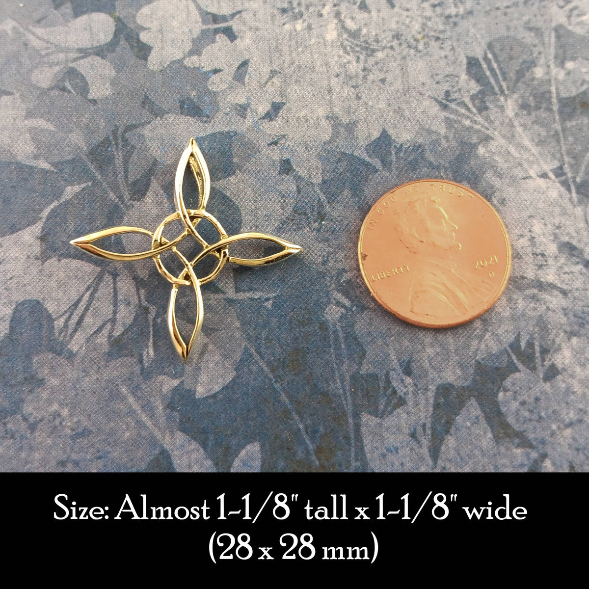 Sculptural Witch's Knot Pendant, Handmade - Ethereal Essentials
