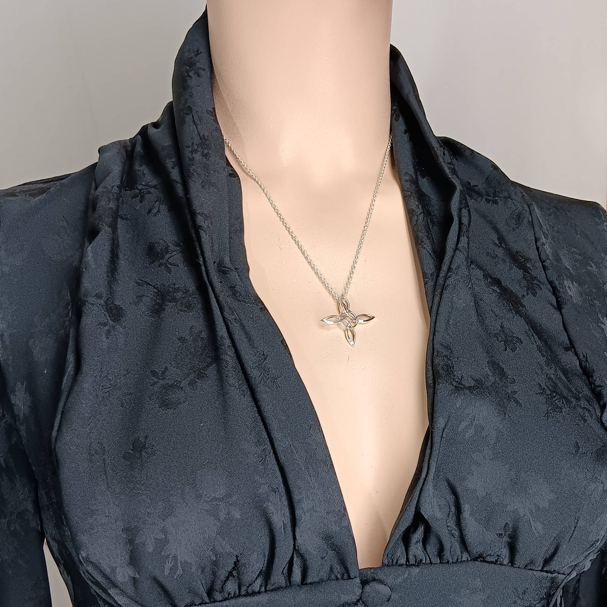 Sculptural Witch's Knot Pendant, Handmade - Ethereal Essentials