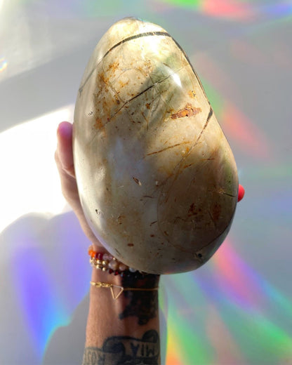 Septarian Geode Dragon Egg - Cutbase - Ethereal Essentials
