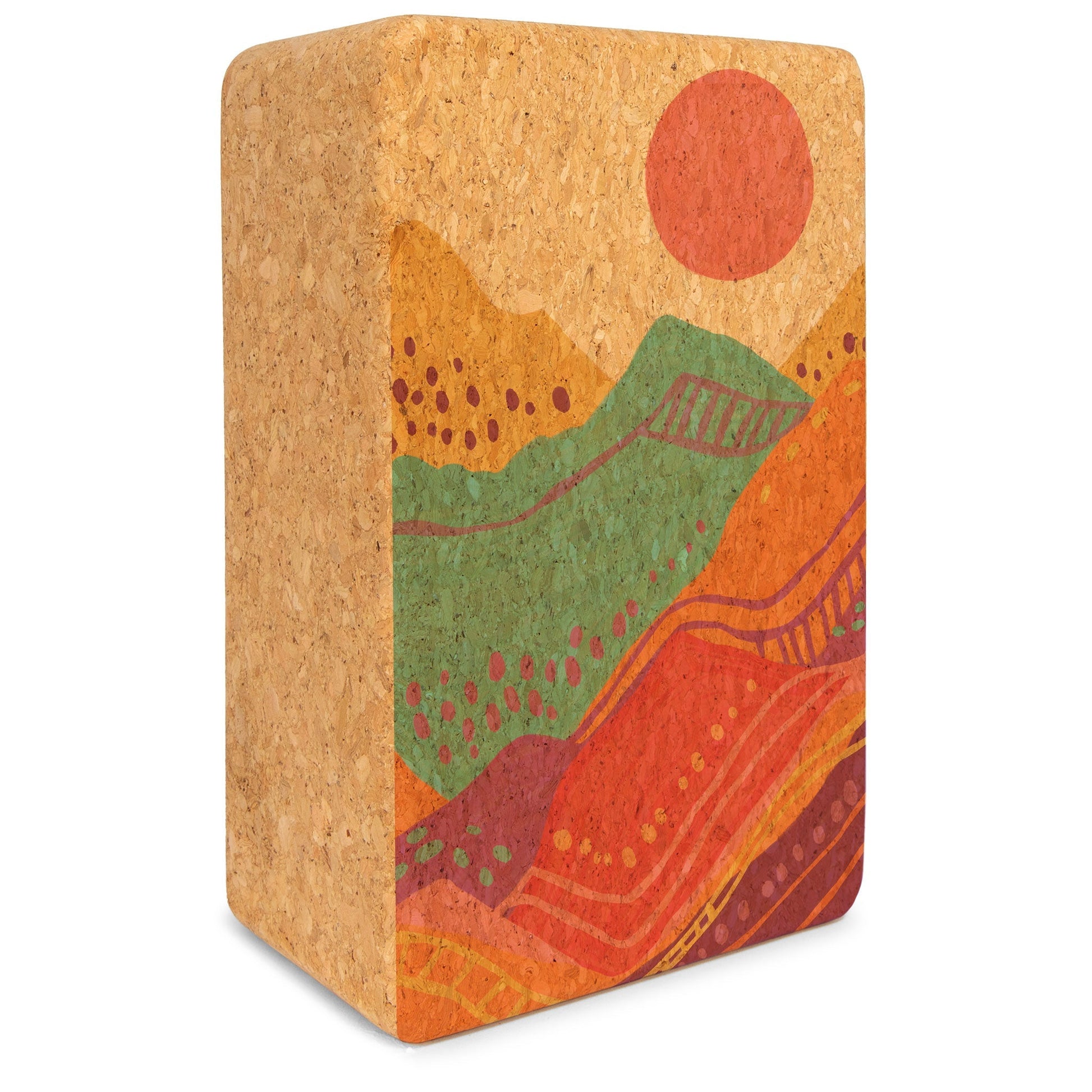 Spirit Rising Cork Yoga Block - Ethereal Essentials