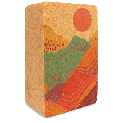 Spirit Rising Cork Yoga Block - Ethereal Essentials