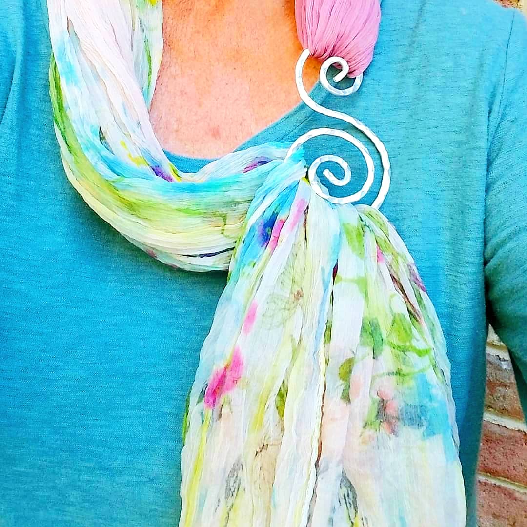 Swirly Scarf Slide - Ethereal Essentials