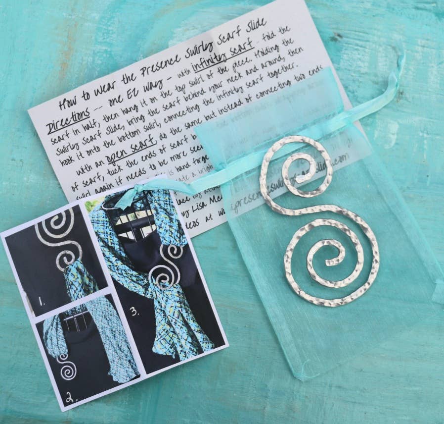Swirly Scarf Slide - Ethereal Essentials