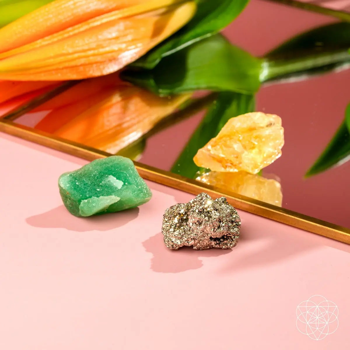 The Abundance Trio - Citrine, Green Aventurine, Pyrite Conscious Items