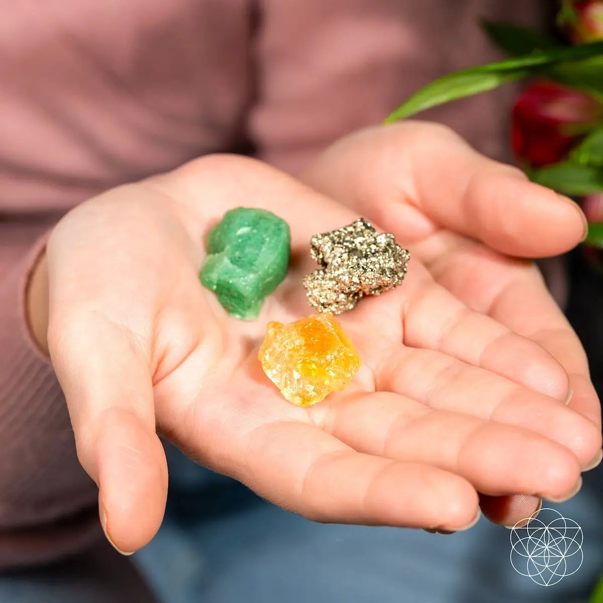 The Abundance Trio - Citrine, Green Aventurine, Pyrite Conscious Items