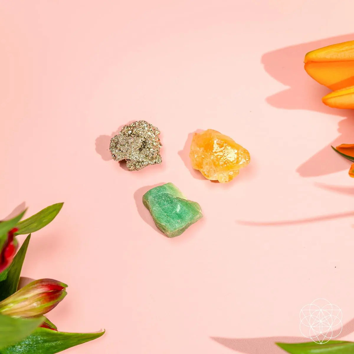 The Abundance Trio - Citrine, Green Aventurine, Pyrite Conscious Items