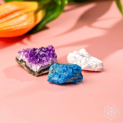 The Anti-Anxiety Trio - Amethyst, Apatite, Howlite Conscious Items
