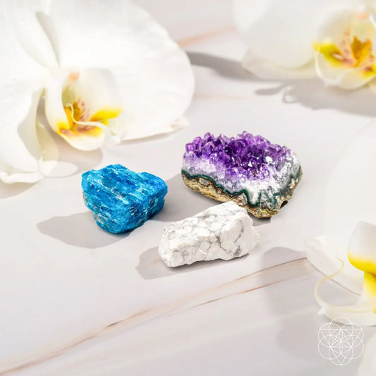The Anti-Anxiety Trio - Amethyst, Apatite, Howlite Conscious Items